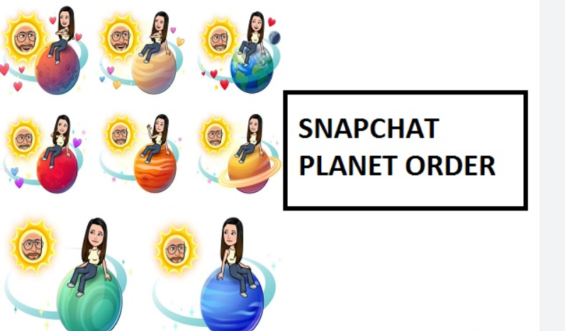 Snapchat Planets order